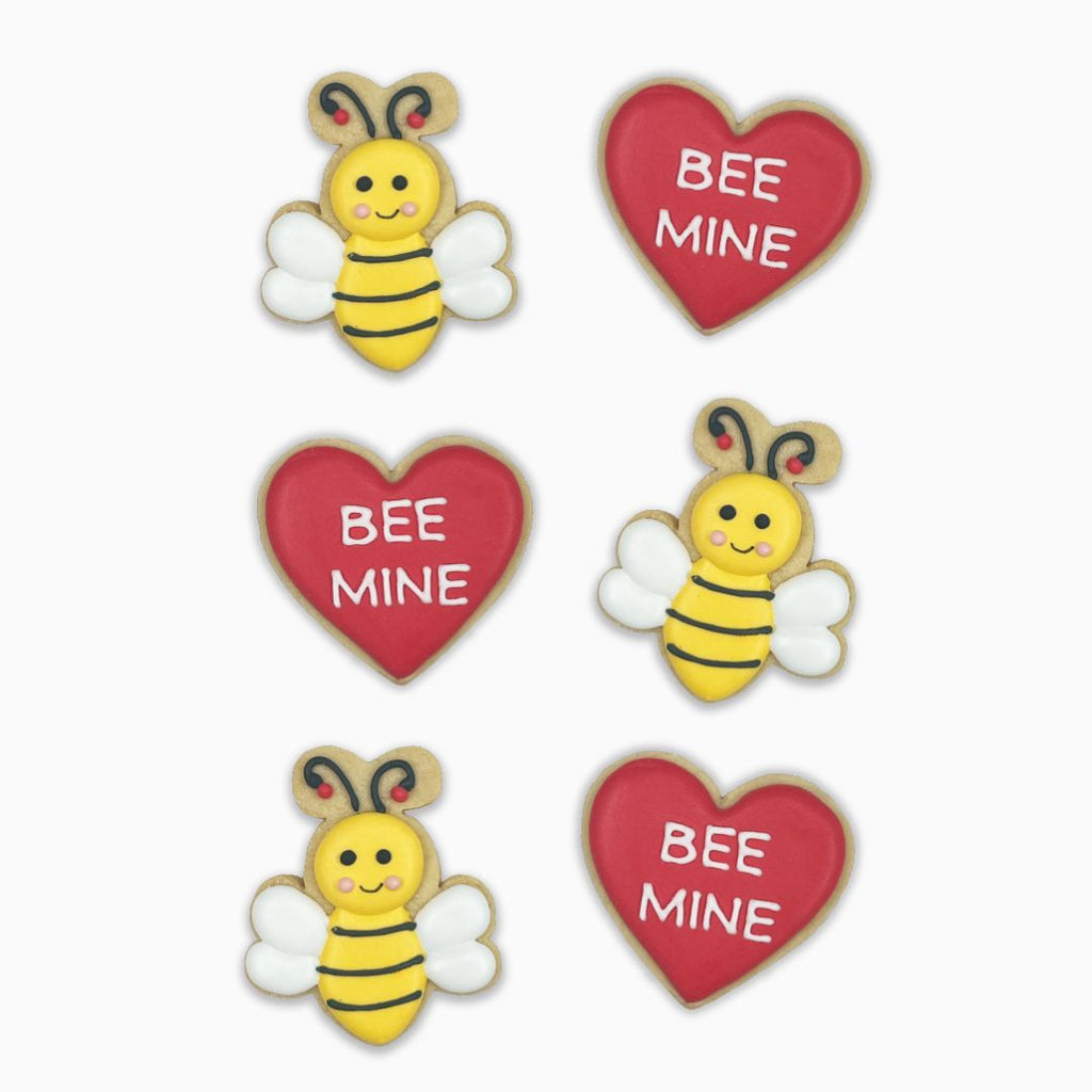 Bee Mine Mini Shortbread Cookies (Pack of 6)